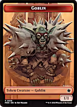 Drake // Goblin Doubled-Sided Token [Foundations Tokens] [Foil]