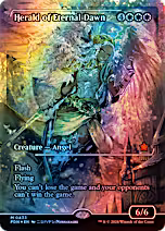 Herald of Eternal Dawn (Showcase) (Fracture Foil) (Japanese) [Foundations]