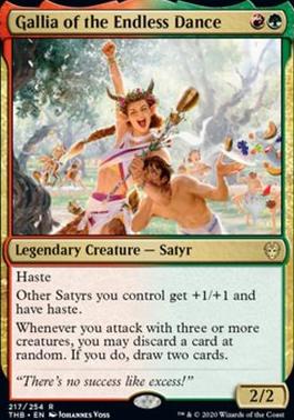 Gallia of the Endless Dance (Promo Pack) [Theros Beyond Death Promos] [Foil]