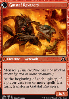 Gatstaf Arsonists // Gatstaf Ravagers [Shadows over Innistrad] [Foil]