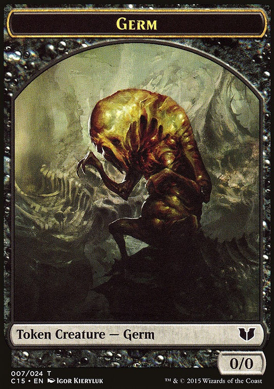 Frog Lizard // Germ Double-Sided Token [Commander 2015 Tokens]