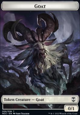 Zombie // Goat Double-Sided Token [Streets of New Capenna Commander Tokens]