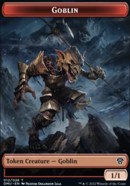Saproling // Goblin Double-Sided Token [Dominaria United Tokens]