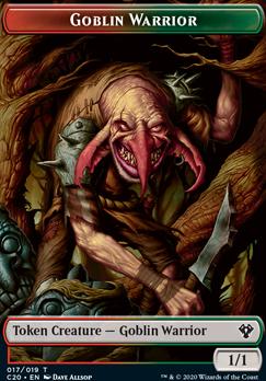 Drake // Goblin Warrior Double-Sided Token [Commander 2020 Tokens]
