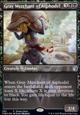 Gray Merchant of Asphodel (Promo Pack) [Theros Beyond Death Promos] [Foil]