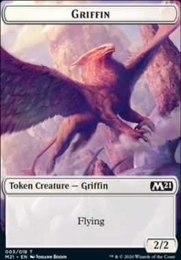 Dog // Griffin Double-Sided Token [Core Set 2021 Tokens]