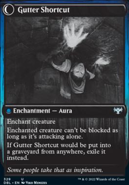 Gutter Skulker // Gutter Shortcut [Innistrad: Double Feature] [Foil]