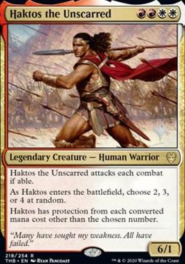 Haktos the Unscarred (Promo Pack) [Theros Beyond Death Promos] [Foil]