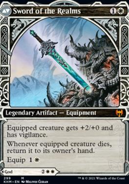 Halvar, God of Battle // Sword of the Realms (Showcase) [Kaldheim] [Foil]