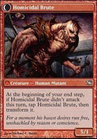 Civilized Scholar // Homicidal Brute [Innistrad] [Foil]