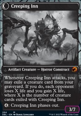 Hostile Hostel // Creeping Inn [Innistrad: Double Feature] [Foil]