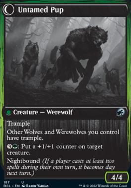 Hound Tamer // Untamed Pup [Innistrad: Double Feature] [Foil]