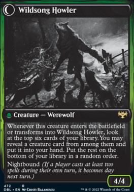 Howlpack Piper // Wildsong Howler [Innistrad: Double Feature] [Foil]