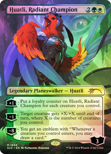 Huatli, Radiant Champion (Rainbow Foil) [Secret Lair Drop Series]