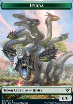 Beast (010) // Hydra Double-Sided Token [Commander 2020 Tokens]
