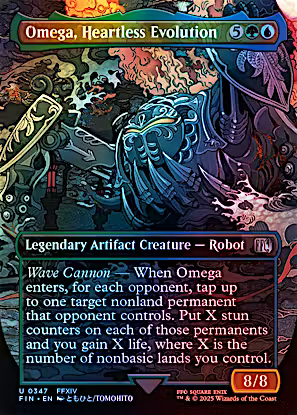 Omega, Heartless Evolution (Borderless) [FINAL FANTASY] [Foil]