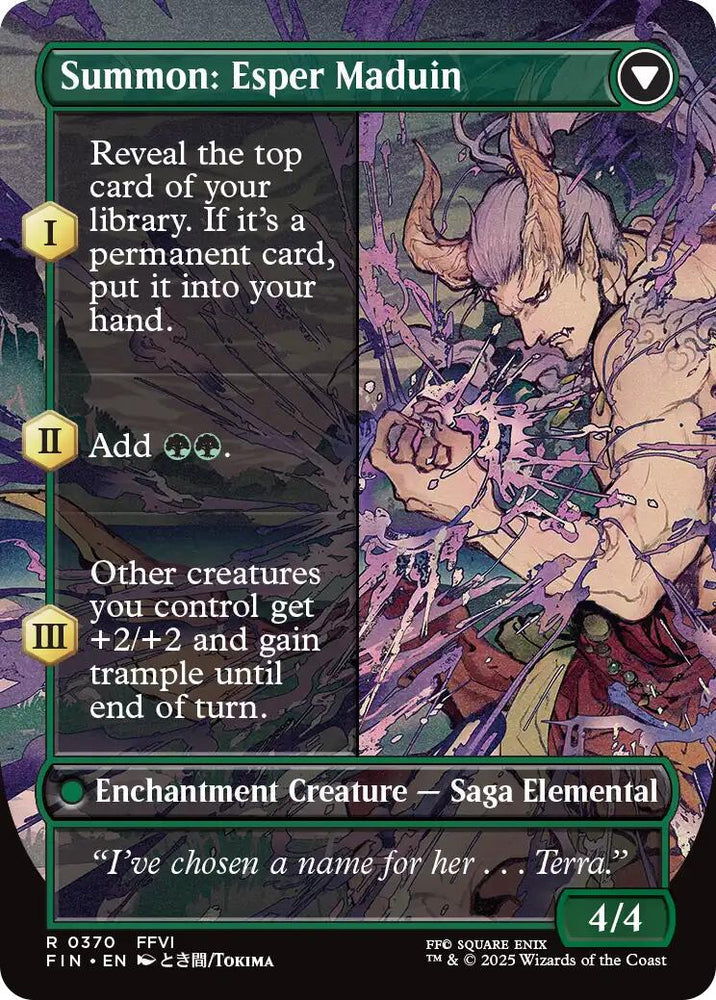 Esper Origins // Summon: Esper Maduin (Borderless) [FINAL FANTASY] [Foil]