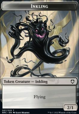 Mishra's Warform // Inkling Double-Sided Token [The Brothers' War Commander Tokens]