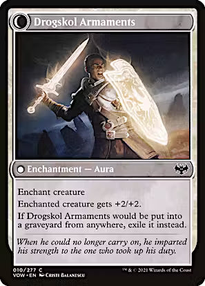 Drogskol Infantry // Drogskol Armaments [Innistrad: Crimson Vow] [Foil]