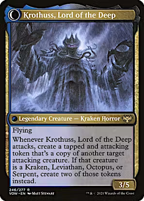 Runo Stromkirk // Krothuss, Lord of the Deep [Innistrad: Crimson Vow] [Foil]