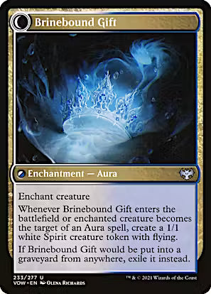 Brine Comber // Brinebound Gift [Innistrad: Crimson Vow] [Foil]