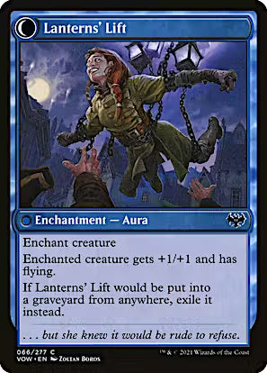 Lantern Bearer // Lanterns' Lift [Innistrad: Crimson Vow] [Foil]