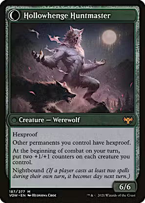 Avabruck Caretaker // Hollowhenge Huntmaster [Innistrad: Crimson Vow Prerelease Promos]