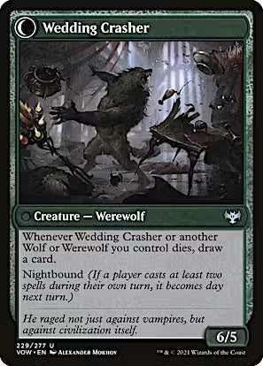 Wolfkin Outcast // Wedding Crasher [Innistrad: Crimson Vow]