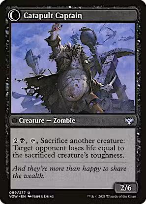 Catapult Fodder // Catapult Captain [Innistrad: Crimson Vow] [Foil]