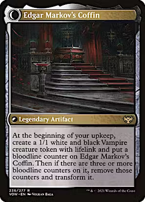 Edgar, Charmed Groom // Edgar Markov's Coffin [Innistrad: Crimson Vow] [Foil]