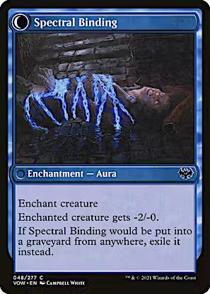 Binding Geist // Spectral Binding [Innistrad: Crimson Vow] [Foil]