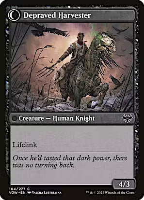Desperate Farmer // Depraved Harvester [Innistrad: Crimson Vow] [Foil]