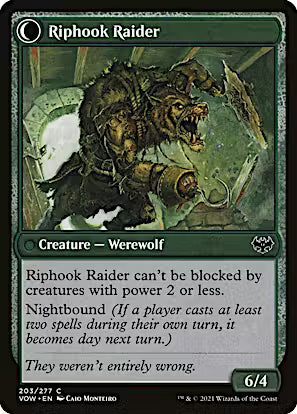 Hookhand Mariner // Riphook Raider [Innistrad: Crimson Vow] [Foil]