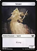 Blood // Spirit (002) Double-Sided Token [Innistrad: Crimson Vow Tokens]