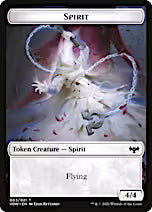 Blood // Spirit (003) Double-Sided Token [Innistrad: Crimson Vow Tokens]