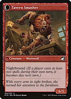 Tavern Ruffian // Tavern Smasher [Innistrad: Midnight Hunt] [Foil]