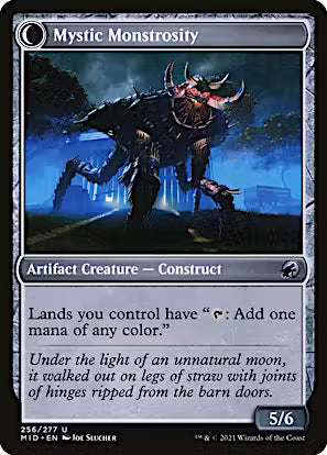 Mystic Skull // Mystic Monstrosity [Innistrad: Midnight Hunt] [Foil]