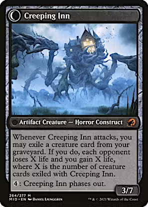Hostile Hostel // Creeping Inn [Innistrad: Midnight Hunt Prerelease Promos]