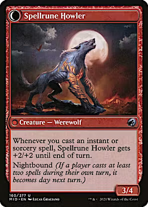 Spellrune Painter // Spellrune Howler [Innistrad: Midnight Hunt] [Foil]