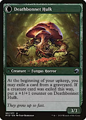 Deathbonnet Sprout // Deathbonnet Hulk [Innistrad: Midnight Hunt] [Foil]