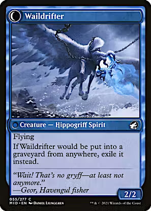 Galedrifter // Waildrifter [Innistrad: Midnight Hunt] [Foil]