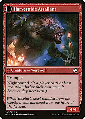 Harvesttide Infiltrator // Harvesttide Assailant [Innistrad: Midnight Hunt] [Foil]