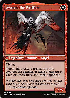 Archangel Avacyn // Avacyn, the Purifier [Innistrad Remastered] [Foil]