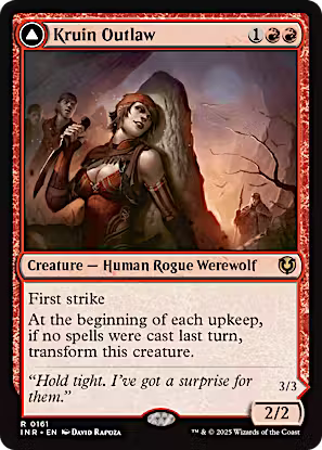 Kruin Outlaw // Terror of Kruin Pass [Innistrad Remastered] [Foil]