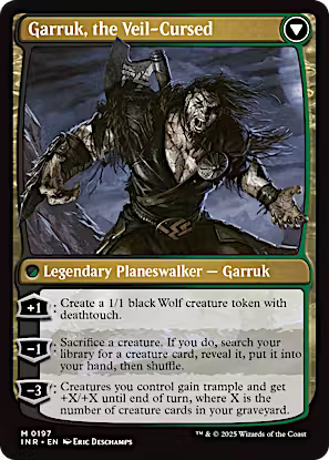 Garruk Relentless // Garruk, the Veil-Cursed [Innistrad Remastered] [Foil]