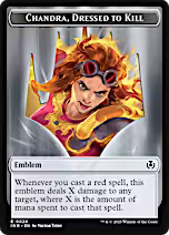 Human (0014) // Emblem -  Dressed to Kill Double-Sided Token [Innistrad Remastered Tokens] [Foil]