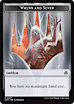 Treefolk // Emblem - Wrenn and Seven Double-Sided Token [Innistrad Remastered Tokens]