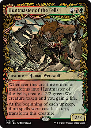 Huntmaster of the Fells // Ravager of the Fells (Showcase) [Innistrad Remastered] [Foil]