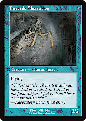 Delver of Secrets // Insectile Aberration (Retro Frame) [Innistrad Remastered] [Foil]