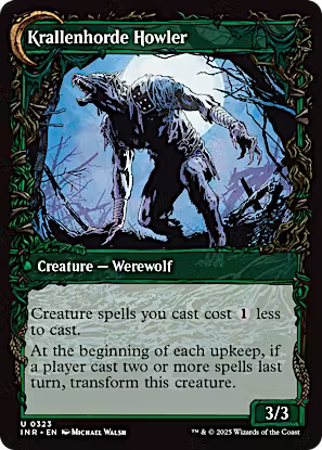 Duskwatch Recruiter // Krallenhorde Howler (Showcase) [Innistrad Remastered] [Foil]